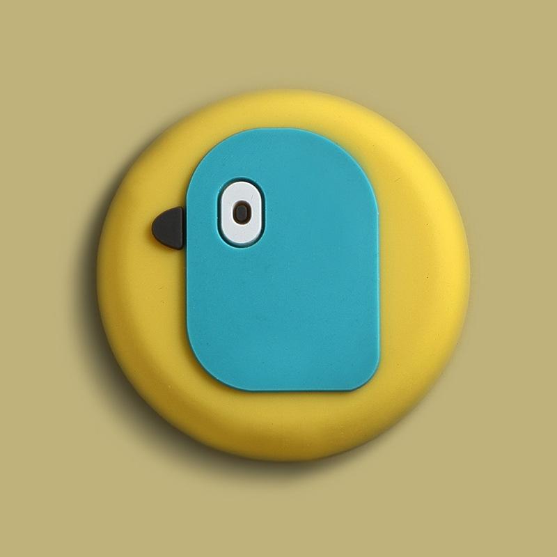 Cute Cartoon Lock Protective Pad Door Crash Pad Wall Protector Door Stopper Doorknob Silicone Pad Muffler Shockproof Crash Fende