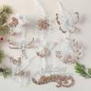 Ballet Girl Acrylic Christmas Tree Ornaments Christmas Snowflake Icicle Pendants  New Year