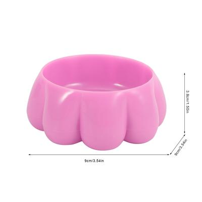 Plastic Oversize   Flower Food Feeding Bowl Feeder for Small Pets Hamster   Chinchilla Guinea