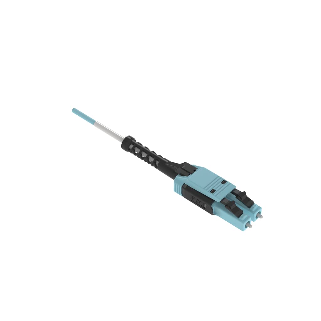 PANDUIT Opti-Core™ LC Uniboot Fiber Patch Cord, Ultra-Low Loss, OM4+, PC Polished On Both Ends, Flame Retardant: Plenum Aqua, 1m, FS2RPU1U1NNM001