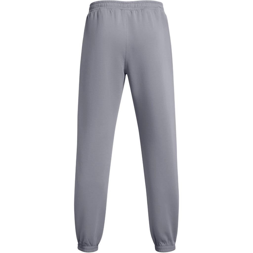 Under Armour Mid Rise Drawstring Solid Color Casual Pants Men Bottoms Gray 1389479-035