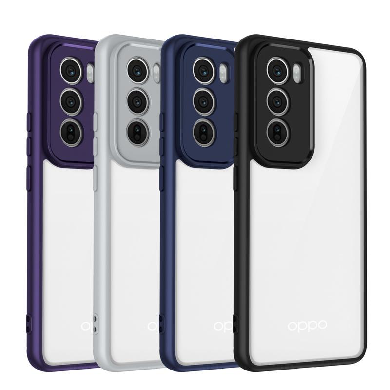 Oppo Reno12 CPH2625 Case Plating Silicone Bumper Shockproof Clear Back Cover Hard Phone Case for Oppo Reno 12 Reno12 5G CPH2625