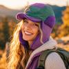 Windproof Bomber Hats Embroidered Earflap Bonnet Fashion Ski Russian Cap  Outdoors