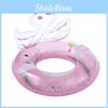 Lovely Thickened Kids Swan Swim Ring With Glitter Bow Cat Ear Rabbit Ear Design