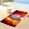 FC Bayern Munchen Custom Name Print Beach Towel, Large Soft Quick Dry Towel for Beach Camping Swimming