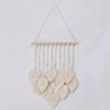 Cotton Boho Wall Decor Handmade Yarn Woven Wall Art Leaf Tapestry Aesthetic Macrame Wall Hanging Pendant Homestay