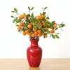 Faux Orange Artificial Orange Branch Green Leaves Fake Plants  Restaurant Hotel