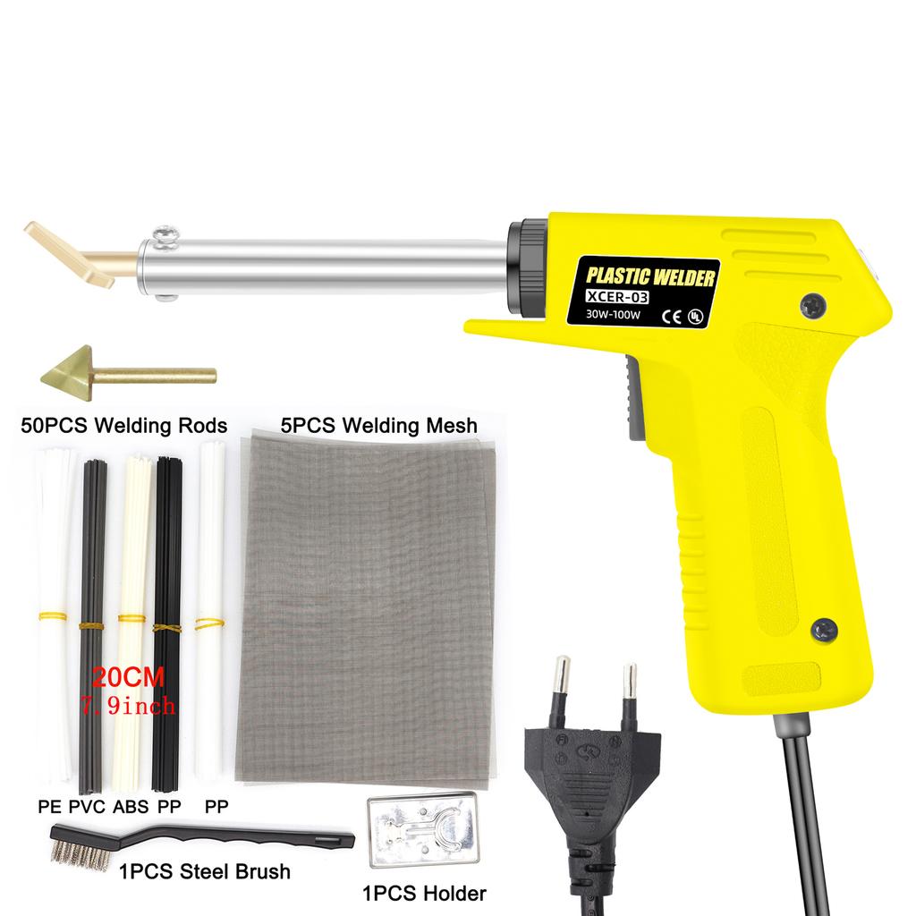 Electric Soldering Iron Kit 100w Plastic Welding Kit For Auto Car Boat Bumper Kayak Repair Electric Soldering Iron Iron Tip