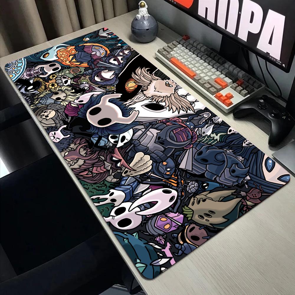 900x400 Rubber Large PC Mousepad Gamer Gaming Mouse Pad Accessories Hollow Knight XXL Desk Keyboard Mat Computer Laptop Mausepa