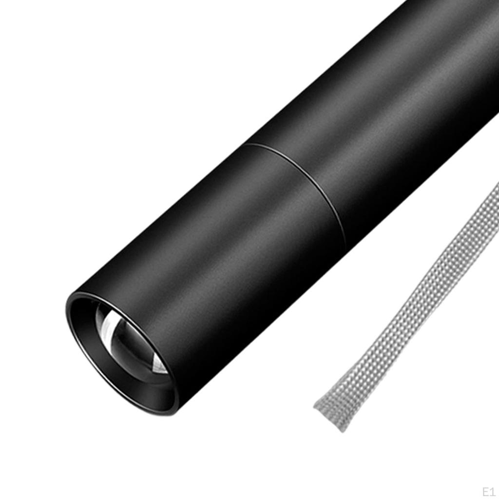 LED Flashlight Mini Flashlights USB Rechargeable Long Range High Lumens Torch Light with Lanyard for