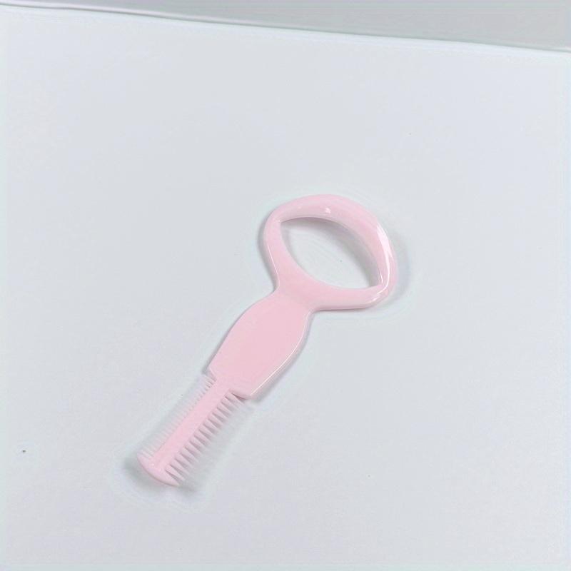 

Щипцы для завивки ресниц с защитной накладкой для туши - Розовый АБС-пластик, Силиконовые щетинки, Идеально для совершенствования нанесения туши, Инструмент для ухода за ресницами