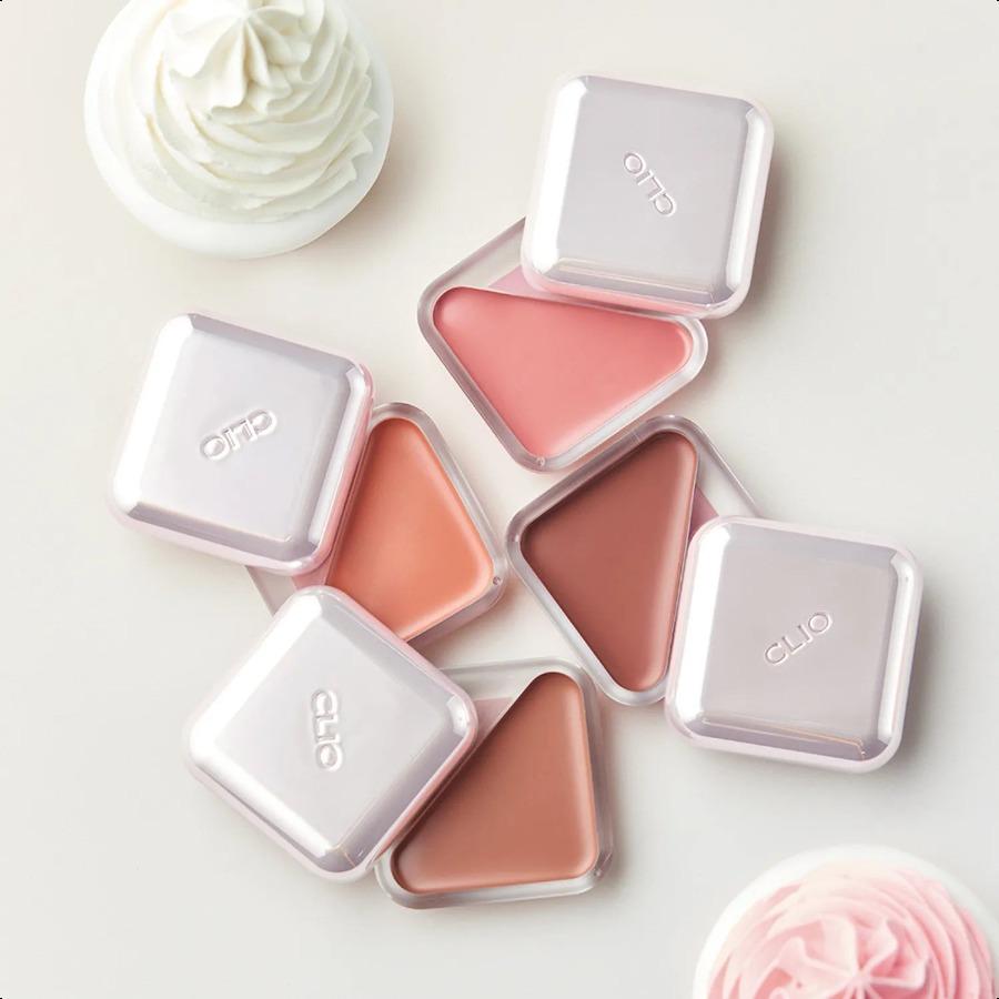 CLIO Essential Lipcheek Tap 4.5g (Dewy/Blur) (12 Colors)