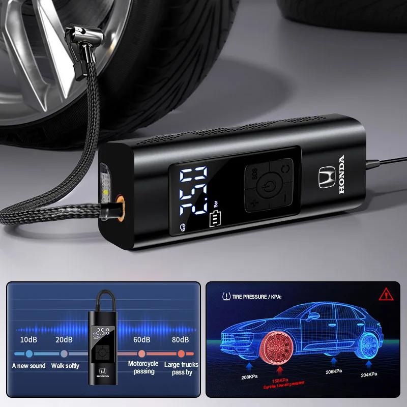 2025 Car New Honda New Car Tire Inflator Smart Digital Inflatable Pump Auto Accessories For Honda Accord CRV HRV Fit Jazz City O