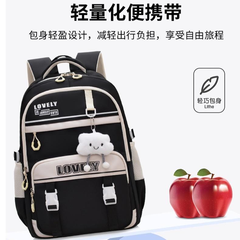Simple Backpack Girl New Cute High-value Schoolbag Student Large-capacity Backpack