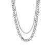 Collana Combinata, Set di Collane Cubane Stacked 2 Pezzi Elegante e Semplice