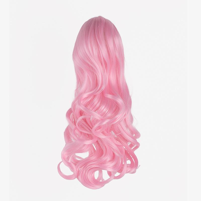 Quality 60cm Doll Wig 1/3 Doll Accessories Black White Red Brown Pink Coffee Color Doll Hair Straight Curve Braid Pony Decors