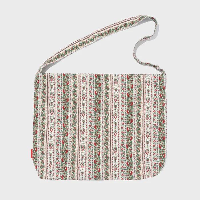 Multi Random Pattern Eco Bag (White & Green)