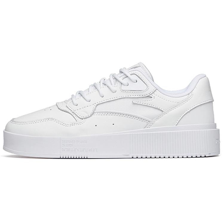 

New Anta Abrasion Resistant Breathable Low Top Skateboard Shoes Men s White 112148073-4 41