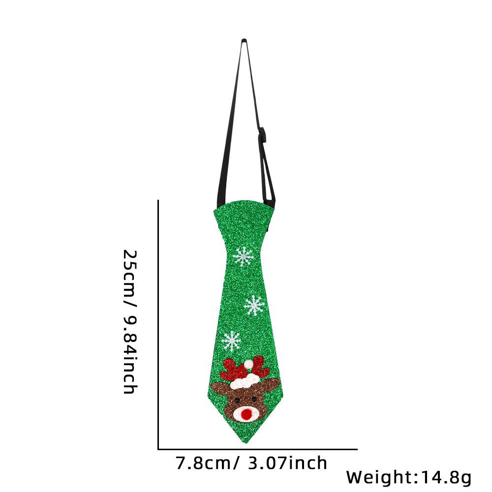 Christmas Charming Felt Tie Collection With Vibrant Colors Of Snowmen And Reindeer Themes