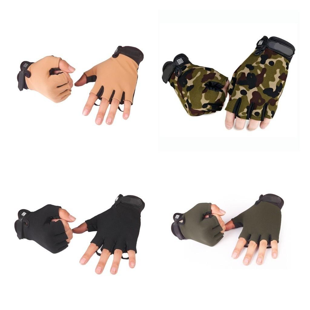 Duurzame Gebreide Halfvingerhandschoenen Voor Buitenavonturen En Sportbescherming