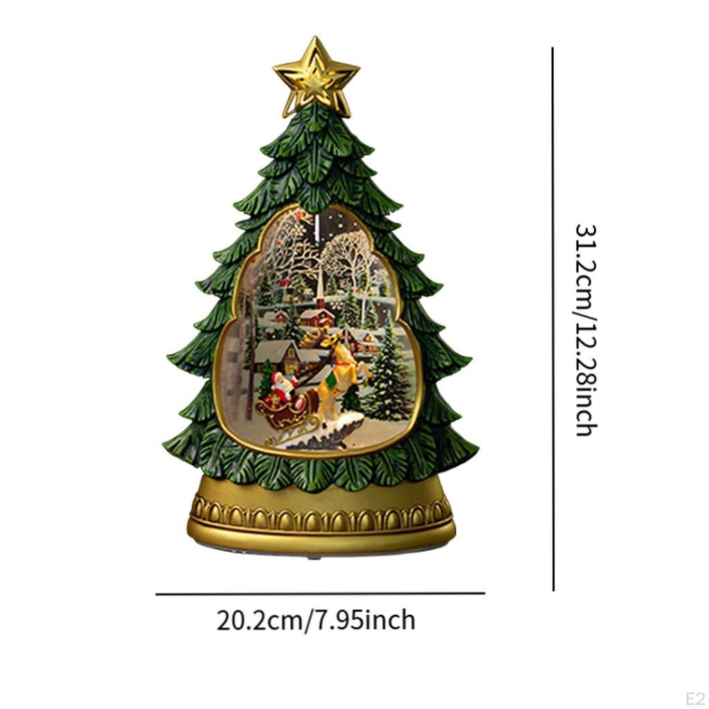 Christmas Tree Music Box Light up Musical Decoration Kids Girls Gift Xmas