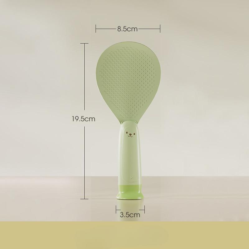 New Suction Cup Rice Spoon Can Stand Up and Not Stick To Making and Serving Heat-resistant Standing Rice Spoon