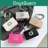 Elegant Pu Leather 2024 Spring Summer Lady's Small Handbag With Chic Quilted Texture