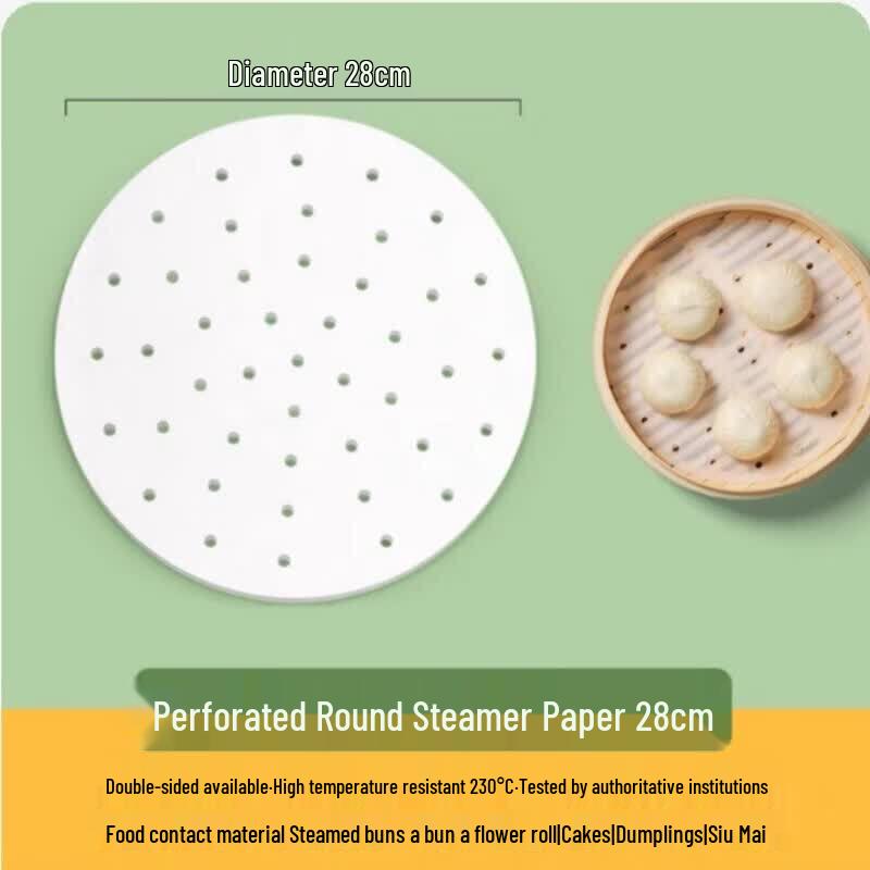ZISIZ Perforated Non-Stick Steamer Liners