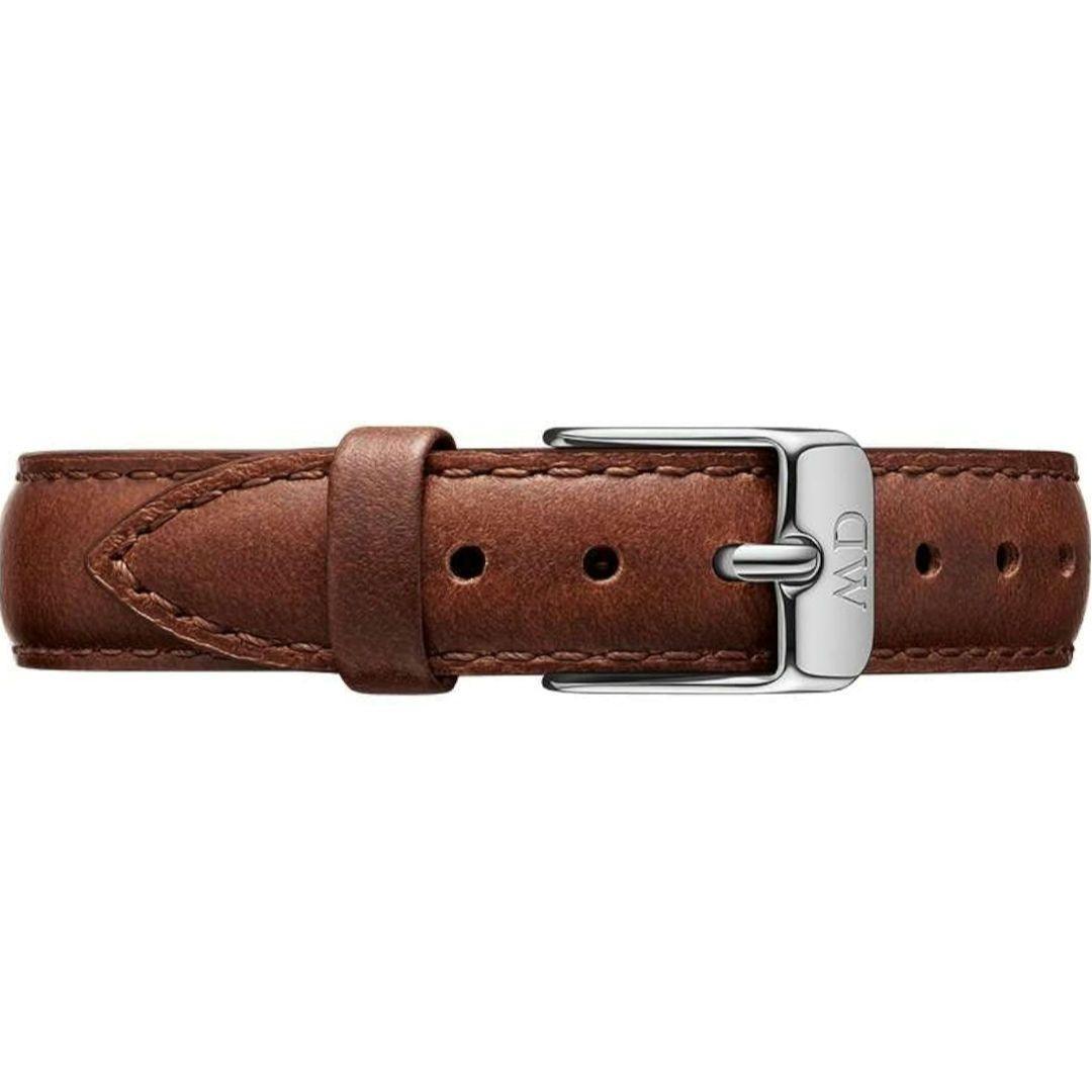 Used DANIEL WELLINGTON Watch Brown Leather Strap 12mm