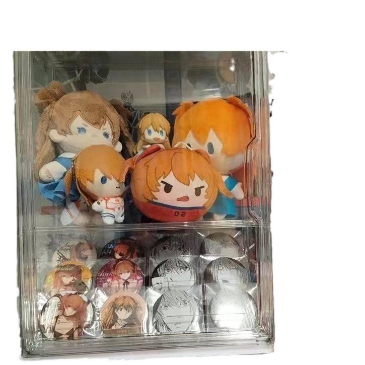 Multi-layer Cotton Display Box for Standee Dolls - Large Capacity Dustproof Cabinet