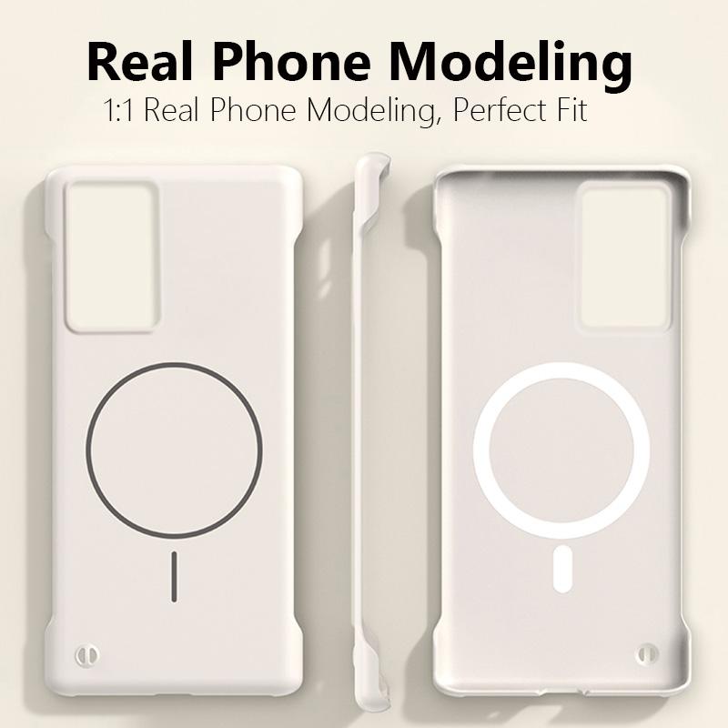 For Magsafe Frameless Magnetic Wireless Charging Phone Case For Samsung Galaxy Note 20 Ultra Note20Ultra Slim Hard Back Cover