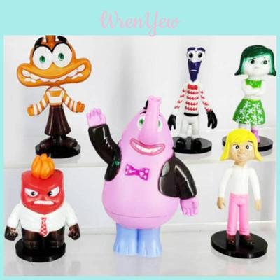 Colorful Pvc Brain Battle Figurines Set 10 Unique Cake Decoration Toys Bagged