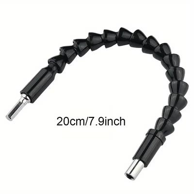1pc Flexible Shaft Drill Bit Extension Holder, Link For Electric Drill, Hex Screwdriver Soft Shaft Driver Extend Rod, Power Tool Accessories