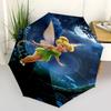 Tinkerbell-Themen-Reiseregenschirm - 8 Rippen, Automatisches Öffnen und Schließen, Tragbares FaltDesign, Kompakter und Stilvoller Regenschirm Geeignet für