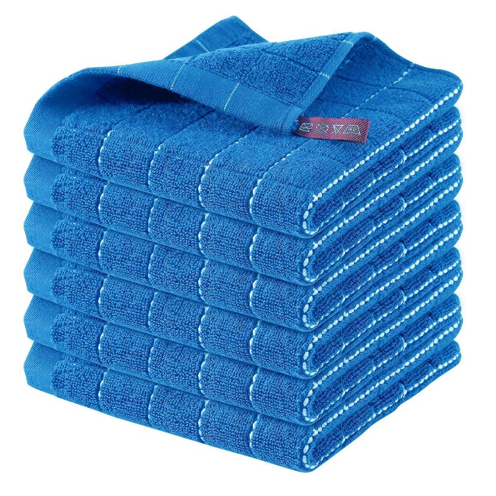 Soft Absorbent Pure Cotton Square Towel for Kitchen and Bathroom
