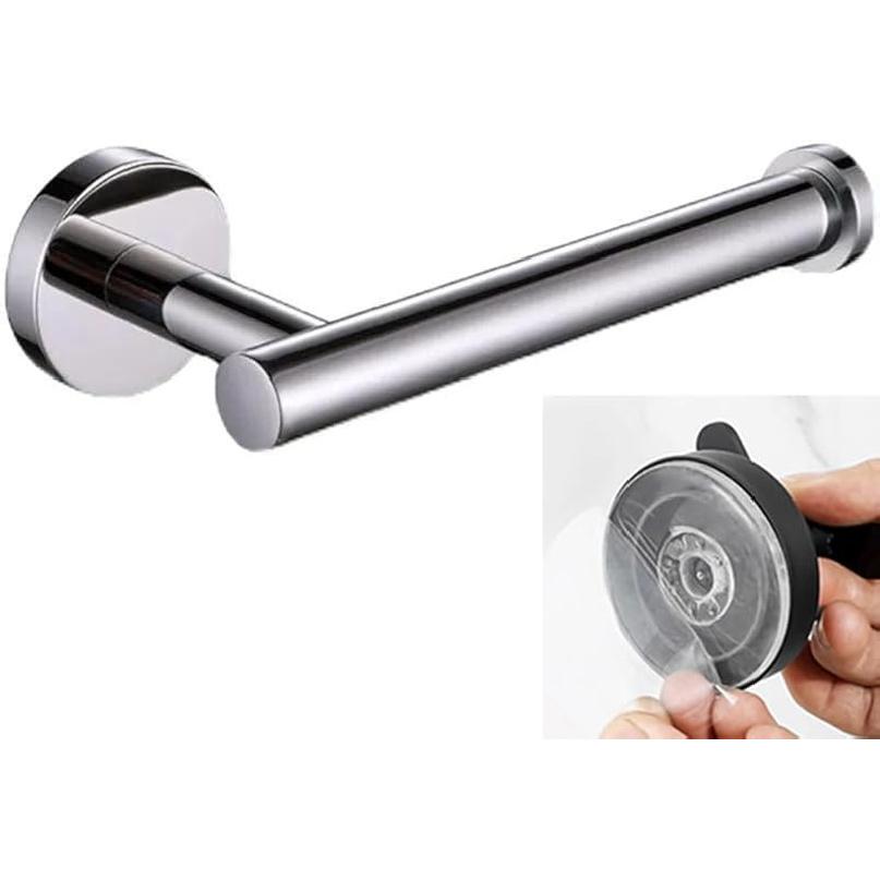 

Регулируемый самоклеящийся держатель для туалетной бумаги и полотенец из нержавеющей стали SUS304, держатель для бумажных полотенец на присоске, органайзер для салфеток без сверления серебряный