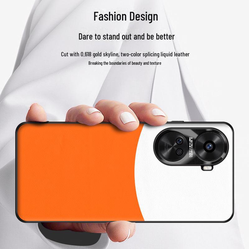 Schützende Flüssiglederhülle für das Huawei Nova 11 SE Mobiltelefon, Anti-Fall-Design, Versand einzeln möglich.