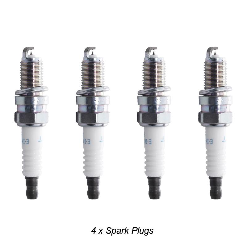 Ignition Coil + Spark Plug Kit For FIAT 500L 500X BRAVO TIPO GRANDE PUNTO DOBLO JEEP RENEGADE ABARTH 500 / 595 / 695 C 55213613