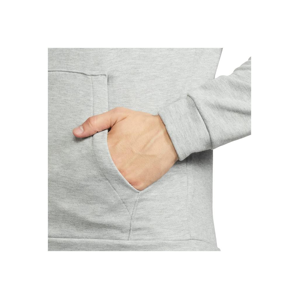 Nike Logo Print Drawstring Hooded Jacket Men Outerwear Gray CJ4318-063