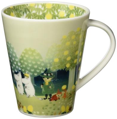 Yamaka Shoten Moomin Luonto Hill Moomin Nordic Groß Made in Tasse, Groß, 500ml, Grün, Merchandise, Stil, Geschenk, Geschirr, Japan, MM3201-35