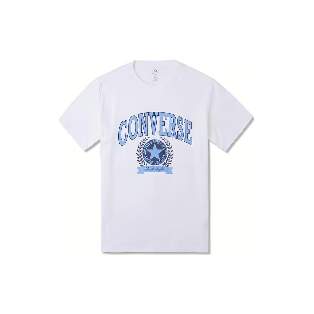 Converse Retro Collegiate Graphic T-Shirt Asia Sizing 'Blue' Men's 10025275-A02