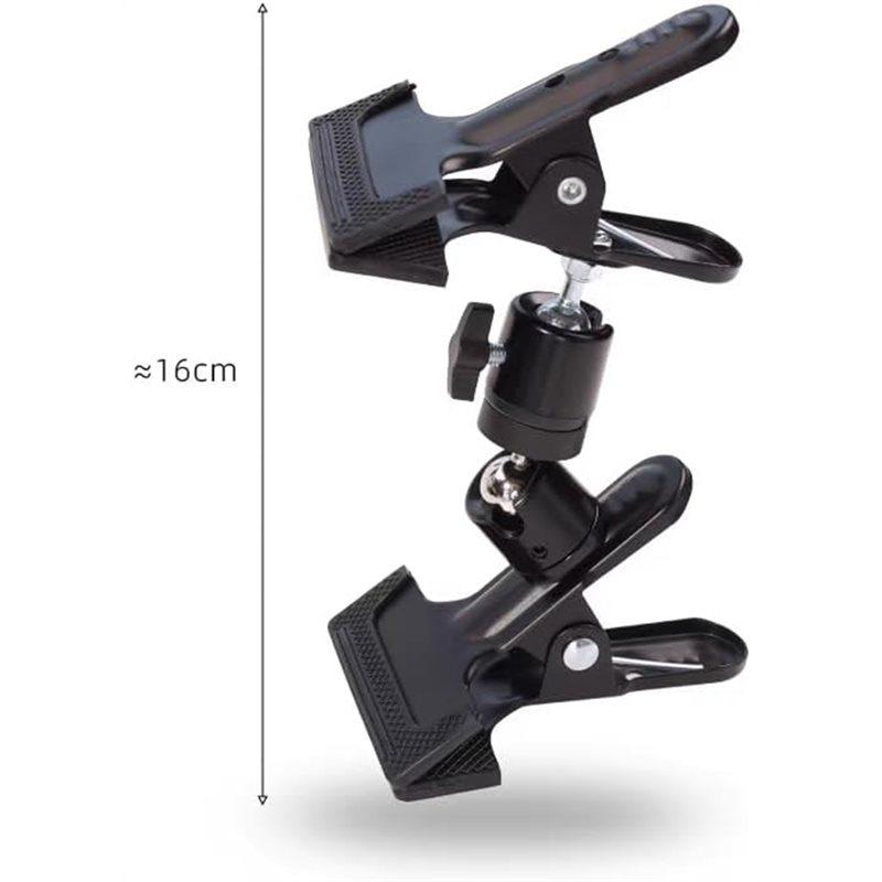 A60zmetal Embroidery Hoop Holder-Adjustable Table Clamp Stand Clip, 360° Rotation For DIY, Embroidery Crafting Tool For Tabletop