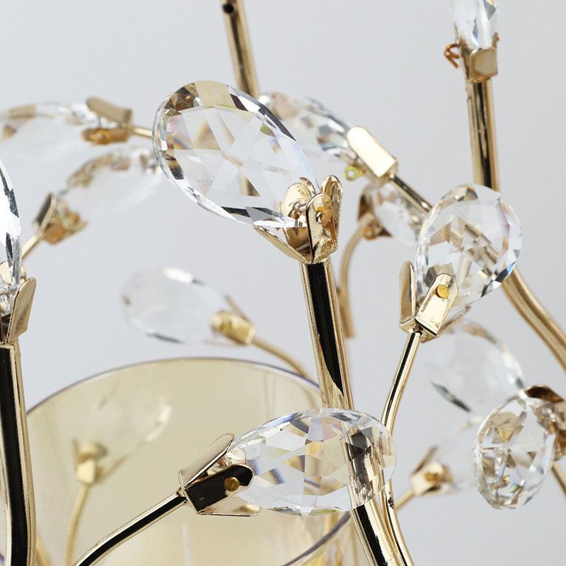 Sfeșnic European Cristal Metal Sfeșnic Ornamente Lux Ușor Casă Americană Masă de Dining Recuzită Cină la Lumina Lumânărilor Romantic