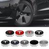 4Pcs 56mm+60mm Car Wheel Center Hub Caps Stickers For Model 3 Model S X Model Y Roadster SpaceXAuto Rim Cover Accessories