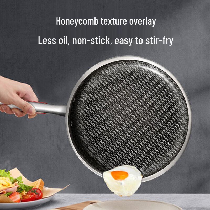 KOBACH Third Generation Honeycomb 316L Frying Pan