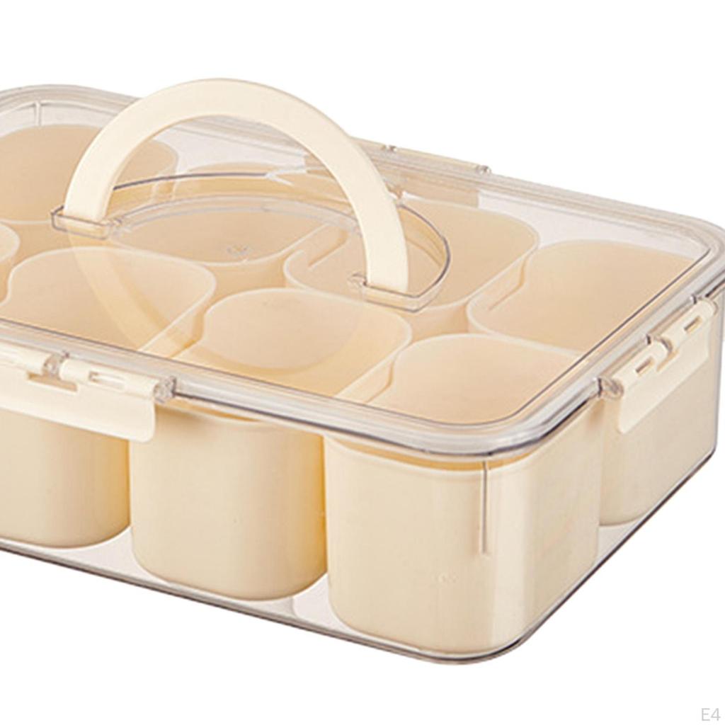 Lebensmittelbehälter Gewürzglas Multifunktional Nachfüllbar Snack Servierplatte für Küche