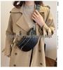 Women's Wide Strap Saddle Crossbody Waist Bag - Large Capacity, Versatile, Trendy Fashion Accessory