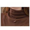 Half Turtleneck Fashion Simple Base Shirt Women Spring Autumn Clothes Slim Fit Long Sleeve T-Shirt Top