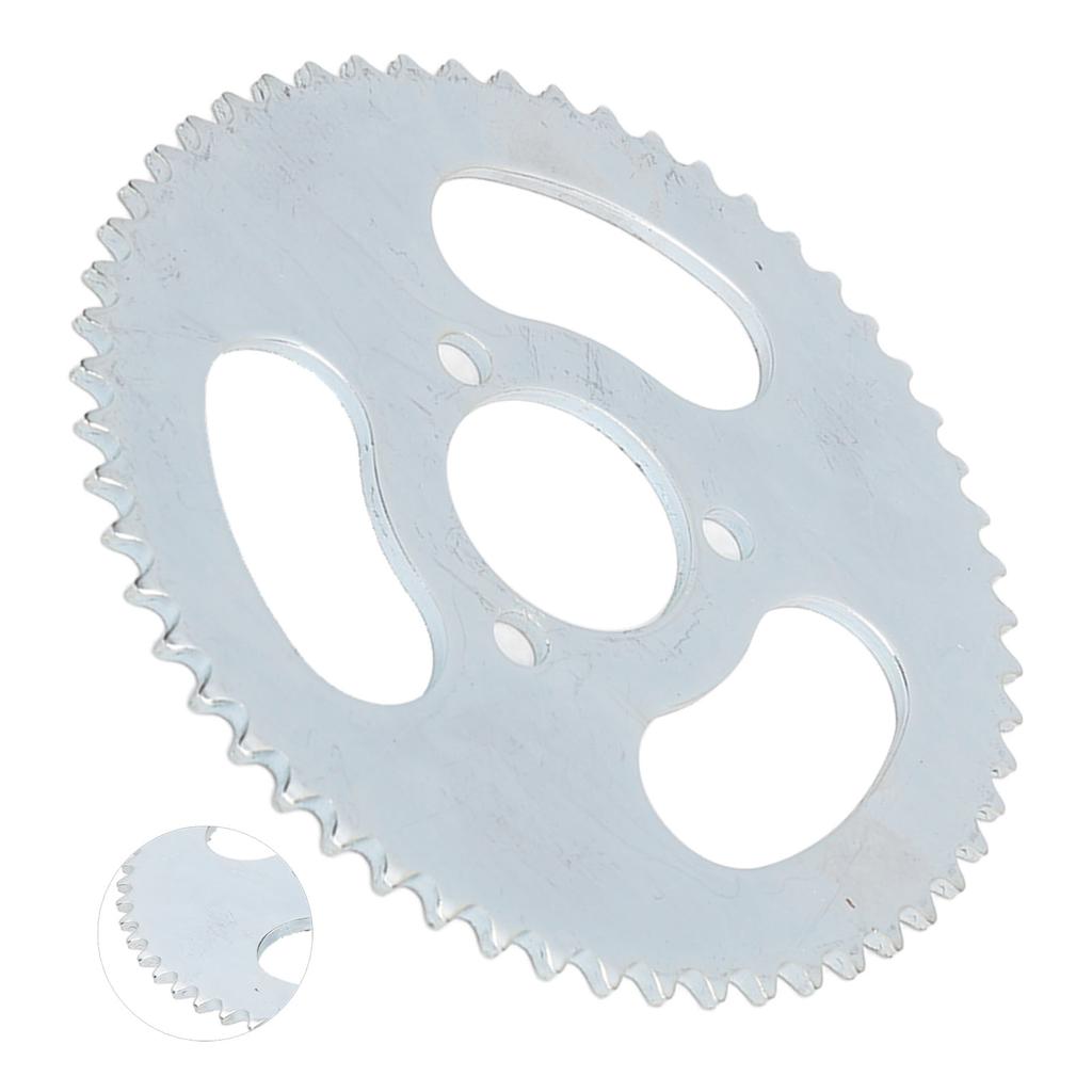 55 Tooth Sprocket 3 Mounting Hole Fit for 47CC 39CC 2 Stroke Pocket Bike Gas Scooter Dirt Bike 25 Chain