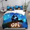 3D Game Ori and the Blind Forest Bedding Sets Comforter Quilt Bed Cover Duvet Cover Pillow Case 2-3 Pieces Sets Kids Adult Size